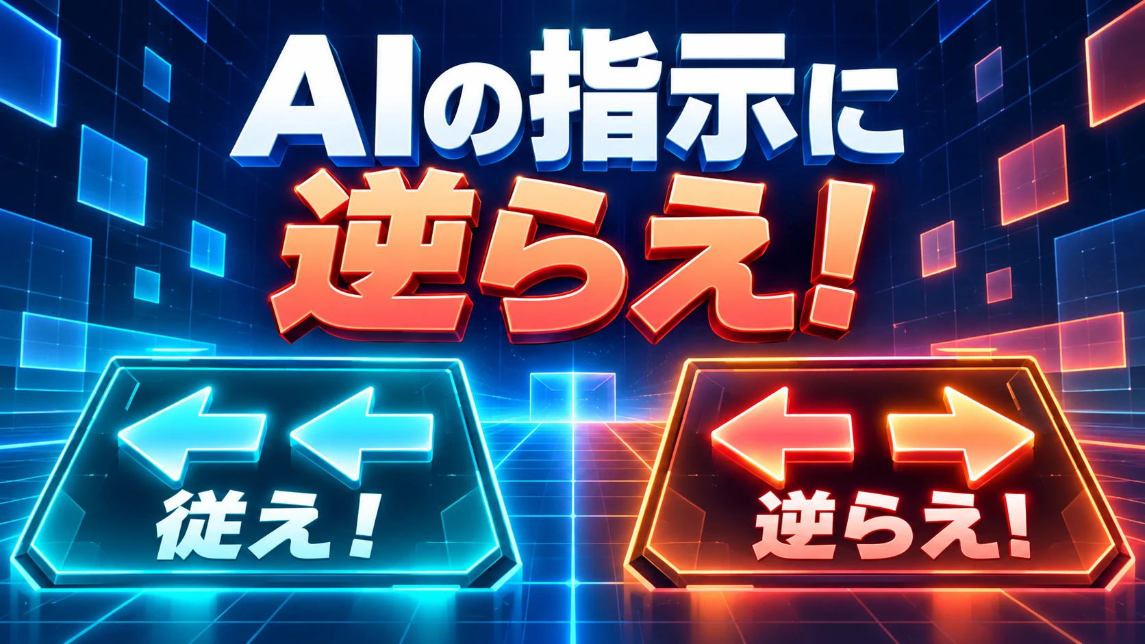 AIの指示に逆らえ！